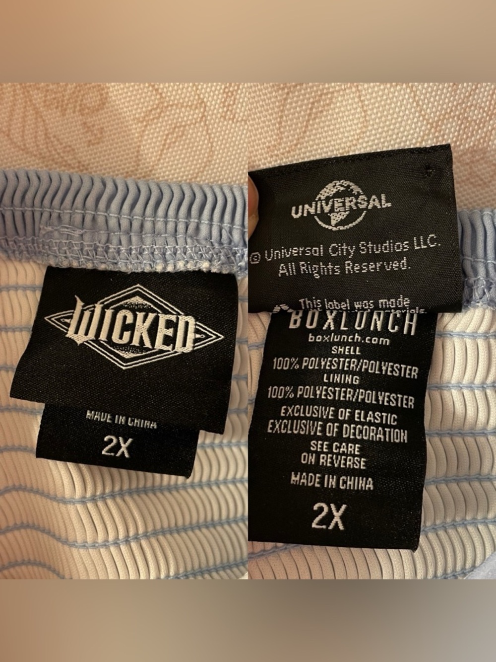 NWOT Wicked Glinda Blue Ombré Dress - BoxLunch Exclusive - Picture 15 of 15